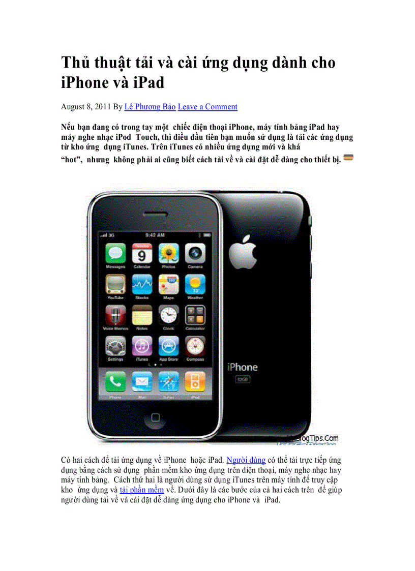 image for page Thủ thuật tải và cài ứng dụng dành cho iPhone và iPad