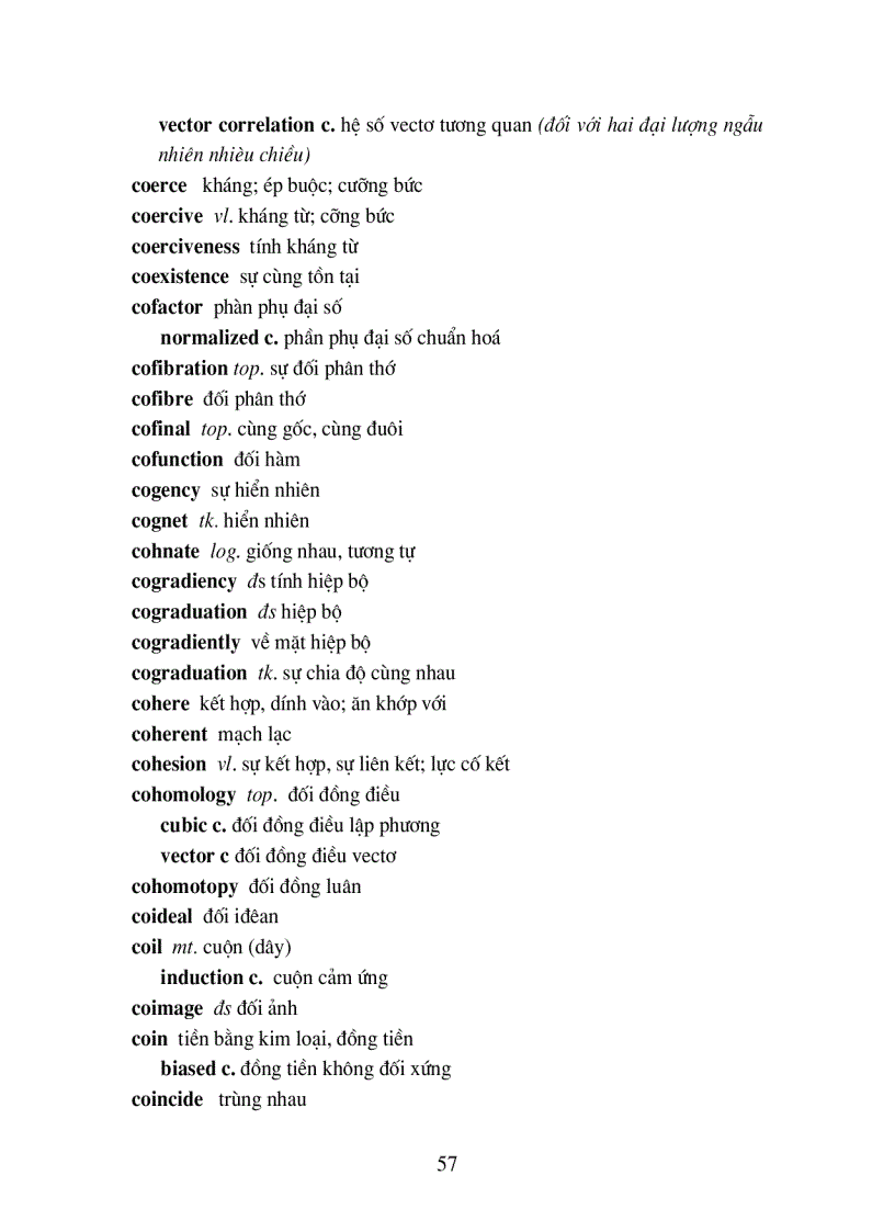 image for page Từ điển Thuật ngữ dùng trong toán học Anh Việt