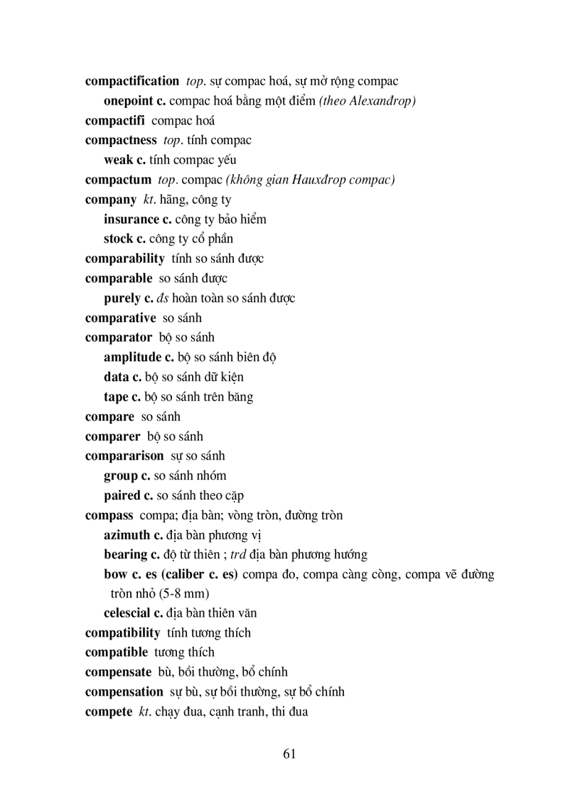 image for page Từ điển Thuật ngữ dùng trong toán học Anh Việt