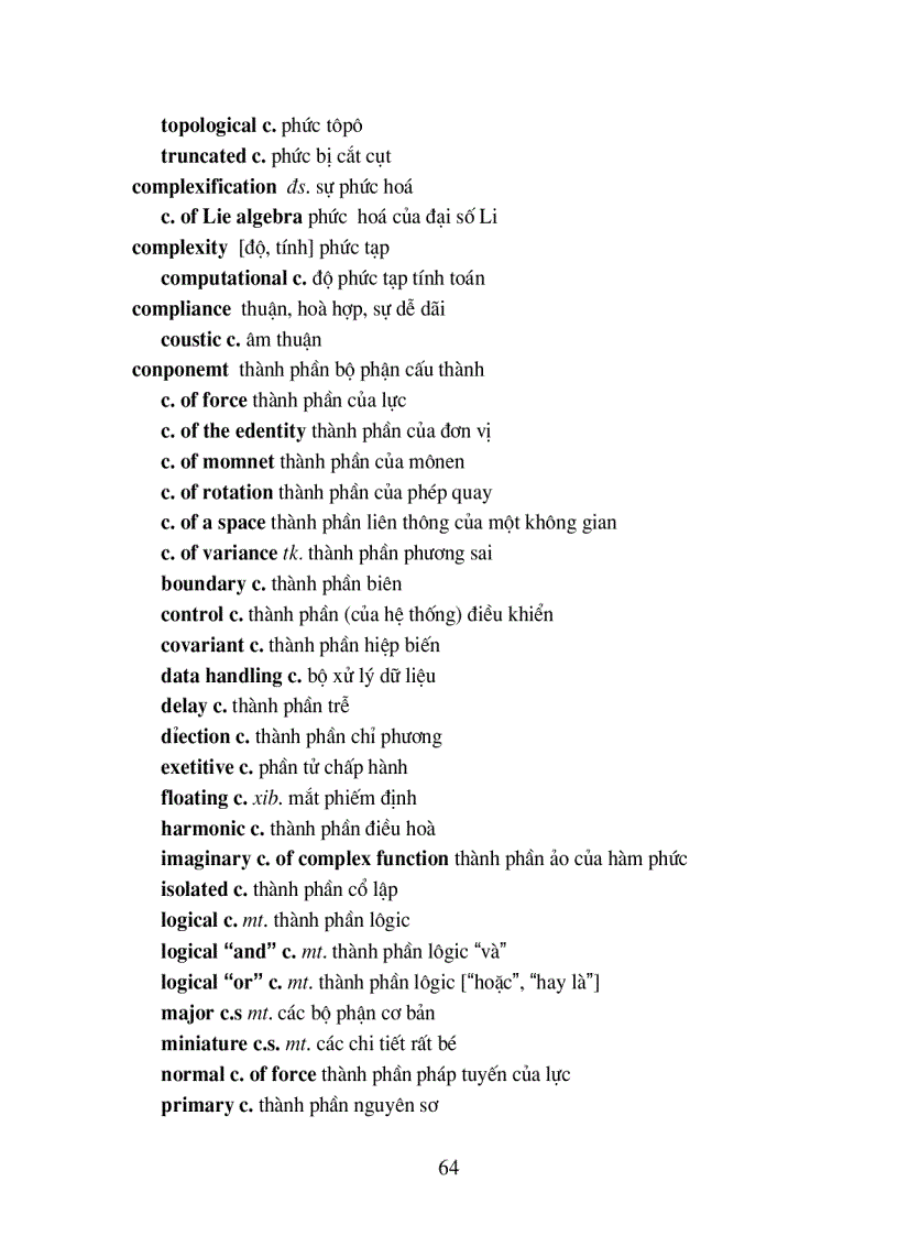 image for page Từ điển Thuật ngữ dùng trong toán học Anh Việt