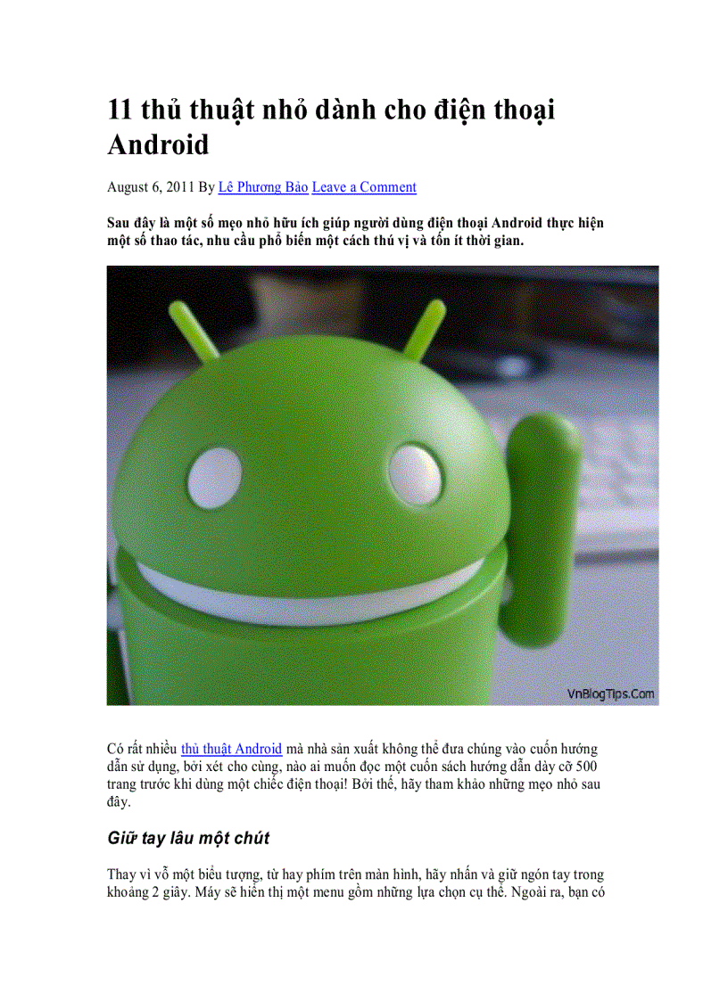 image for page 11 thủ thuật nhỏ dành cho điện thoại Android