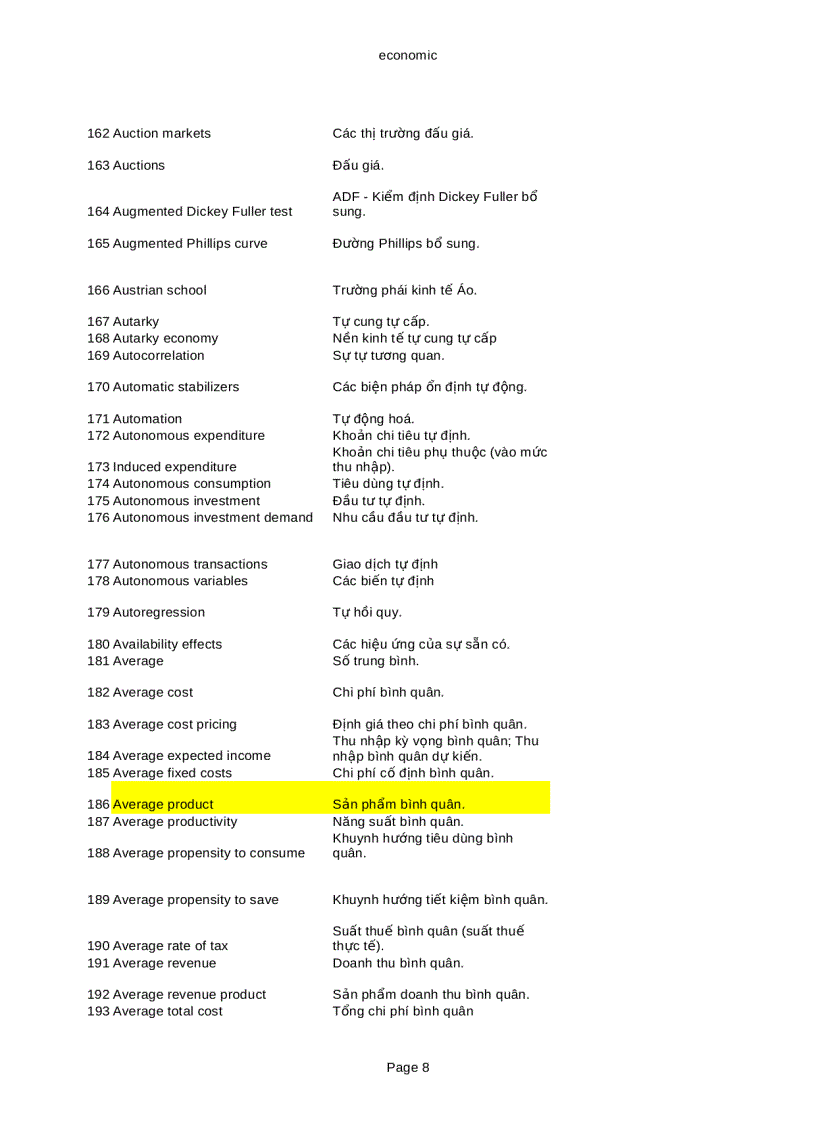 image for page Tiếng anh kinh tế