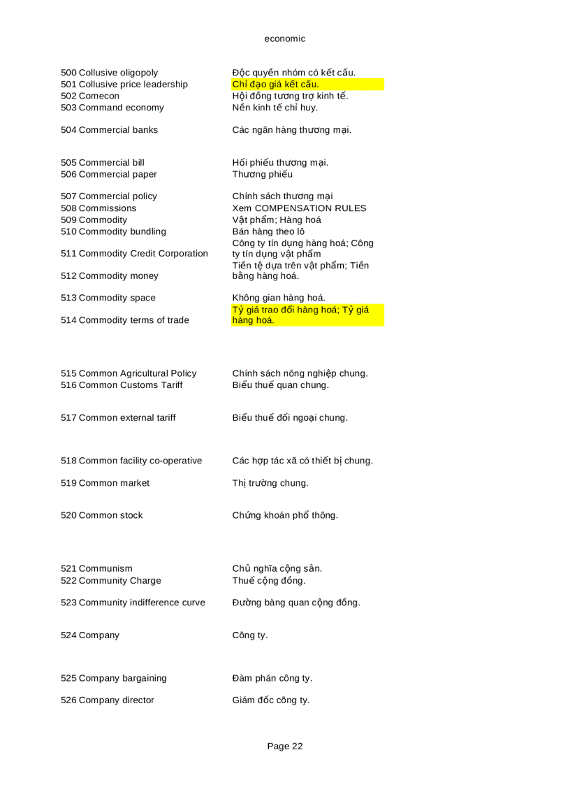 image for page Tiếng anh kinh tế