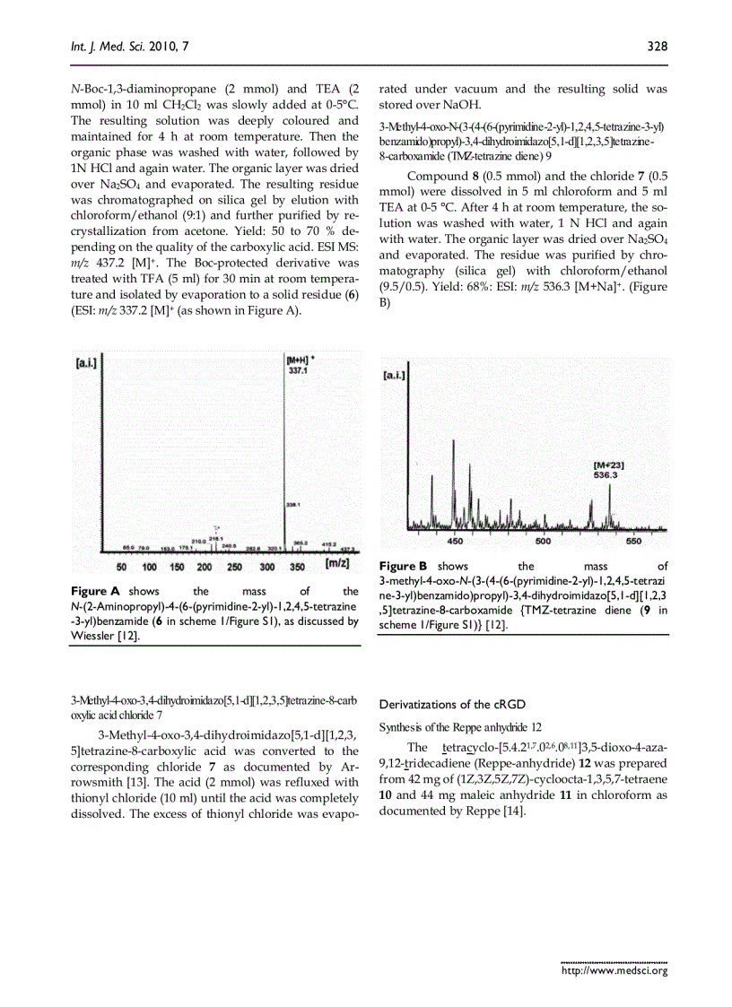 image for page Báo cáo y học A cyclic RGD BioShuttle functionalized with TMZ by DARinv Click Chemistry targeted to αvβ3 integrin for therapy