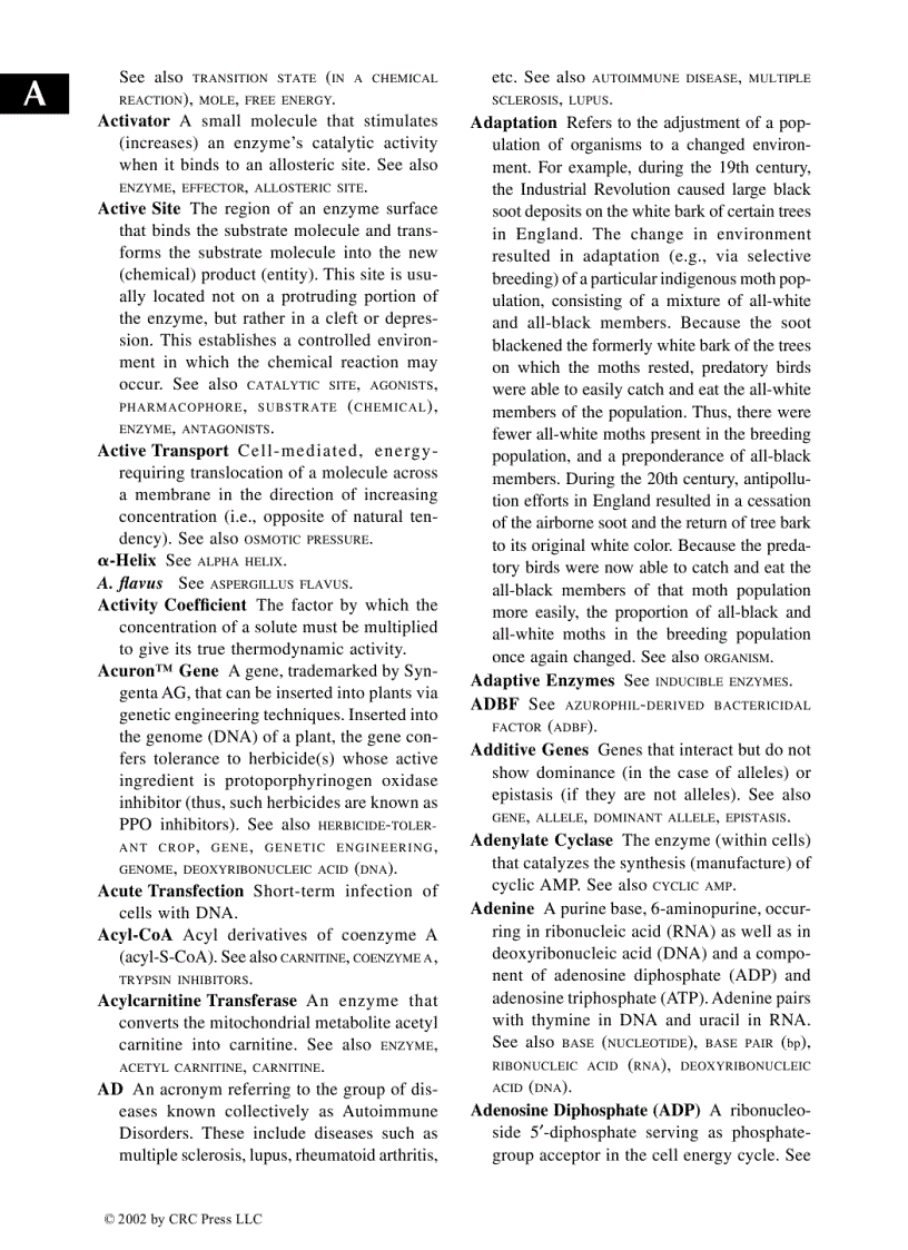 image for page Glossary of biotechnology terms