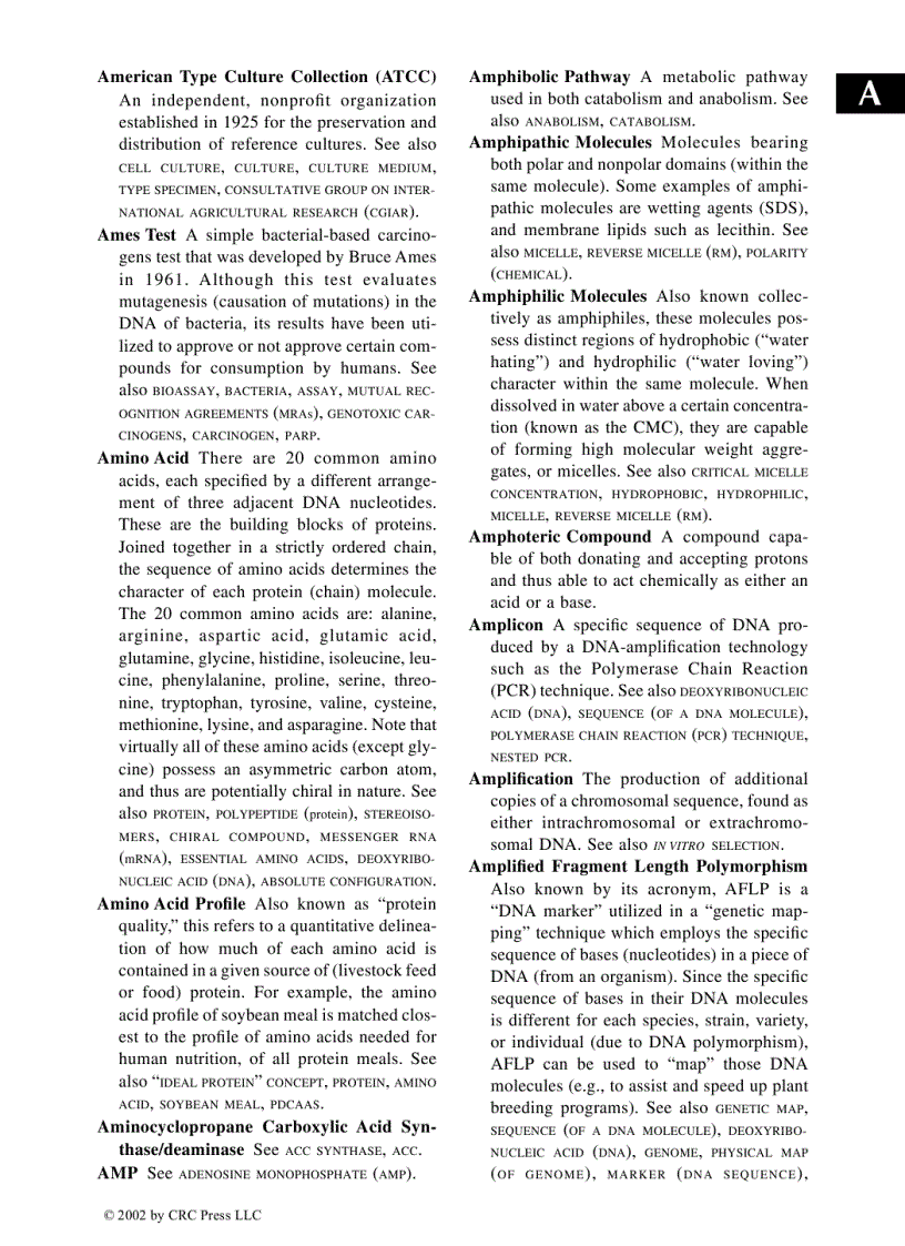 image for page Glossary of biotechnology terms