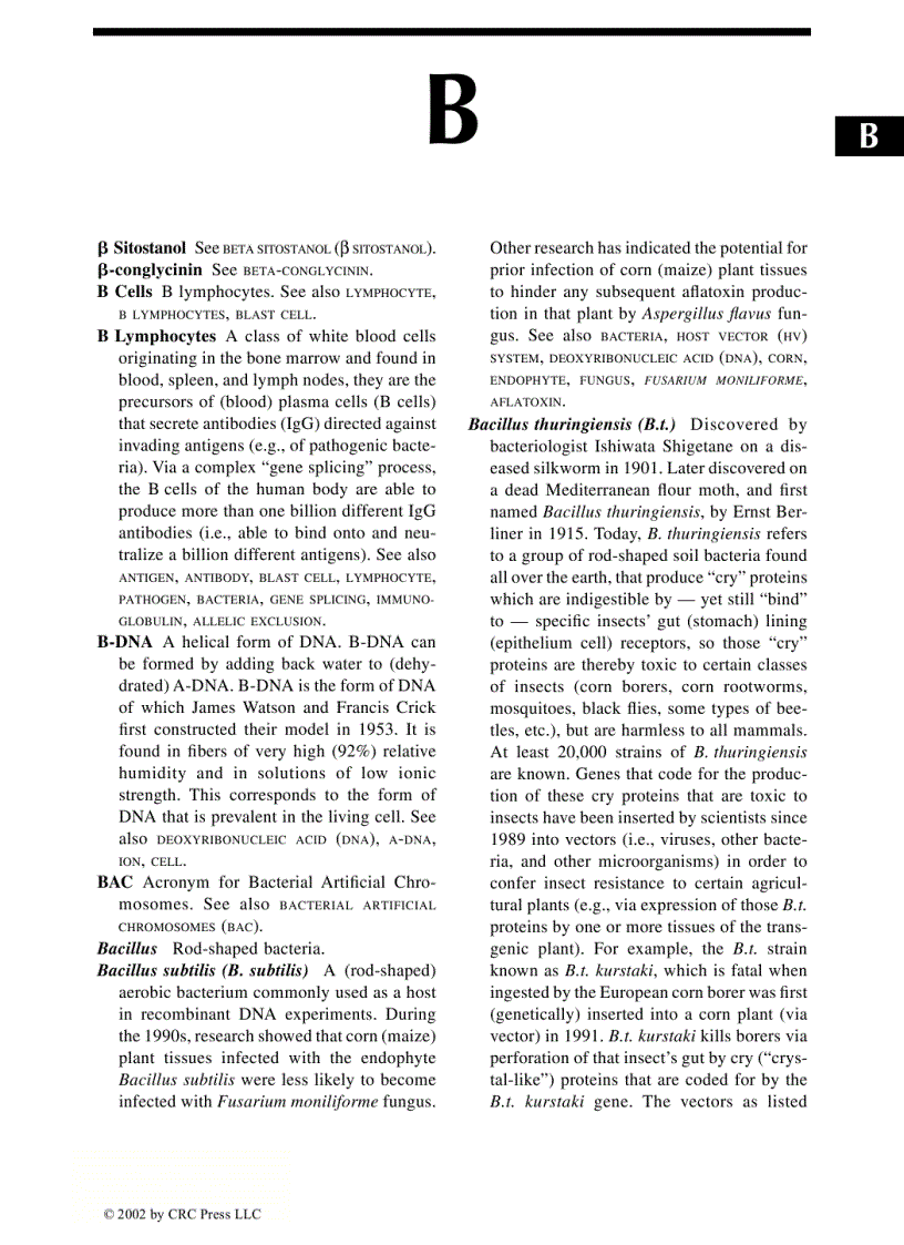 image for page Glossary of biotechnology terms