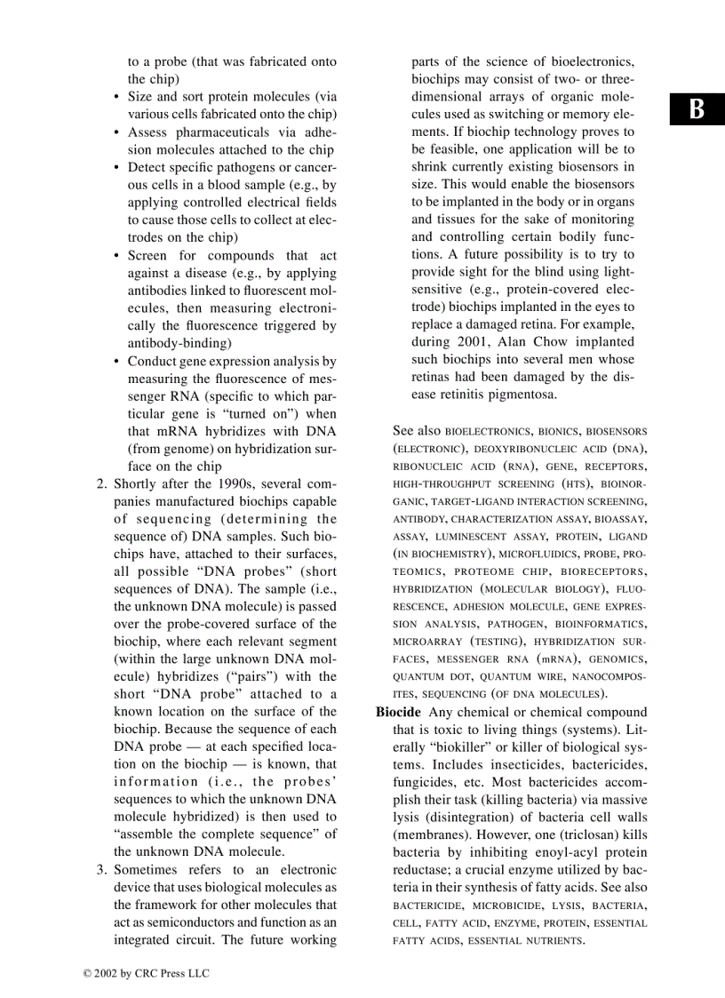 image for page Glossary of biotechnology terms