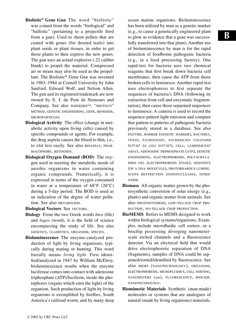 image for page Glossary of biotechnology terms