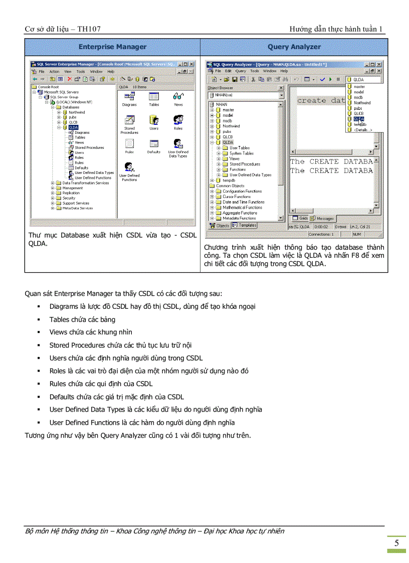 Hướng dẫn sử dụng SQL Server