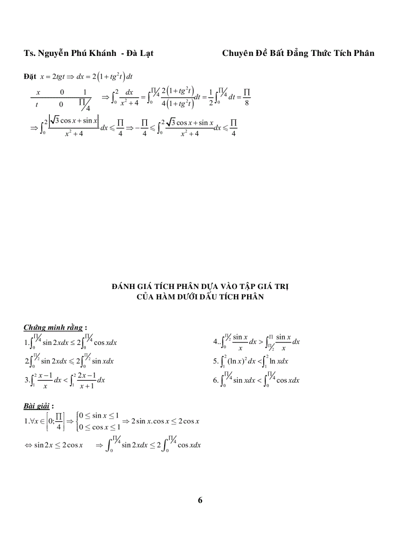 Tài liệu ôn thi Toán lớp 12