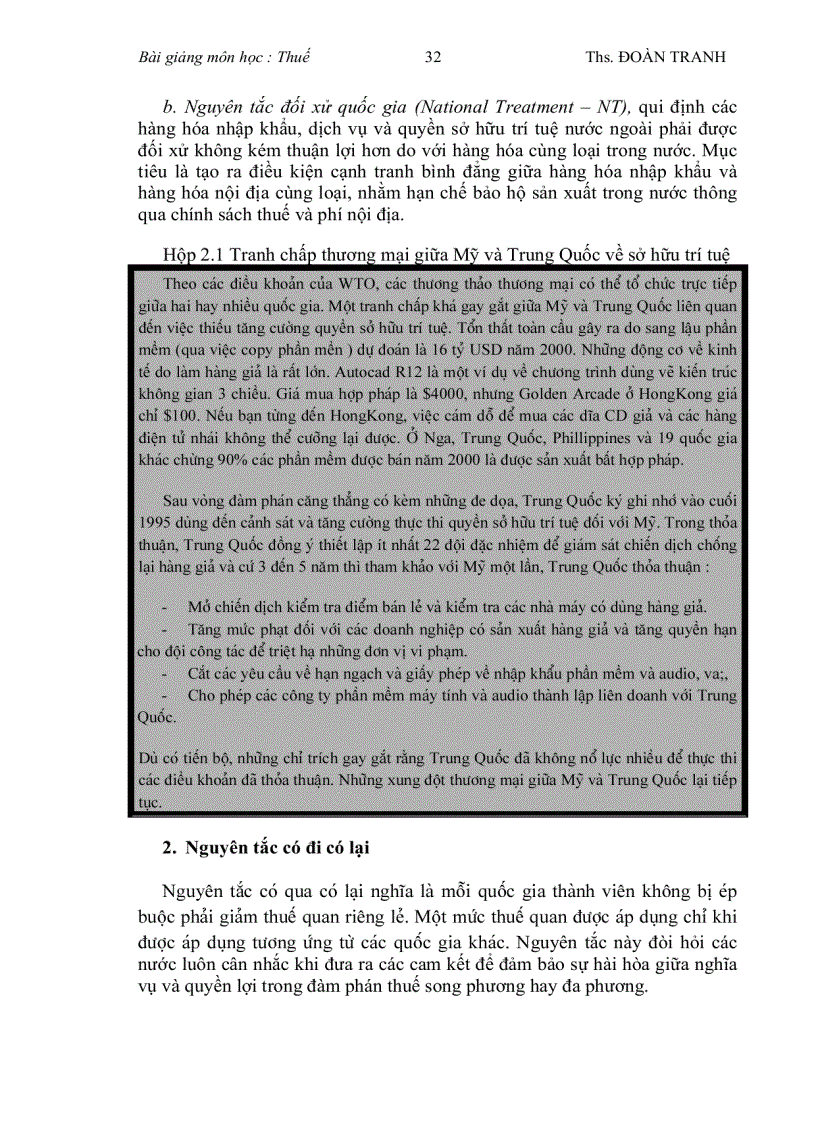 image for page Bài giảng môn học Thuế