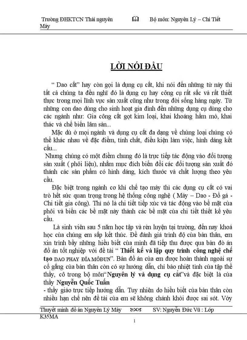 image for page Thiết kế và lập quy trình cong nghệ chế tạo dao phay