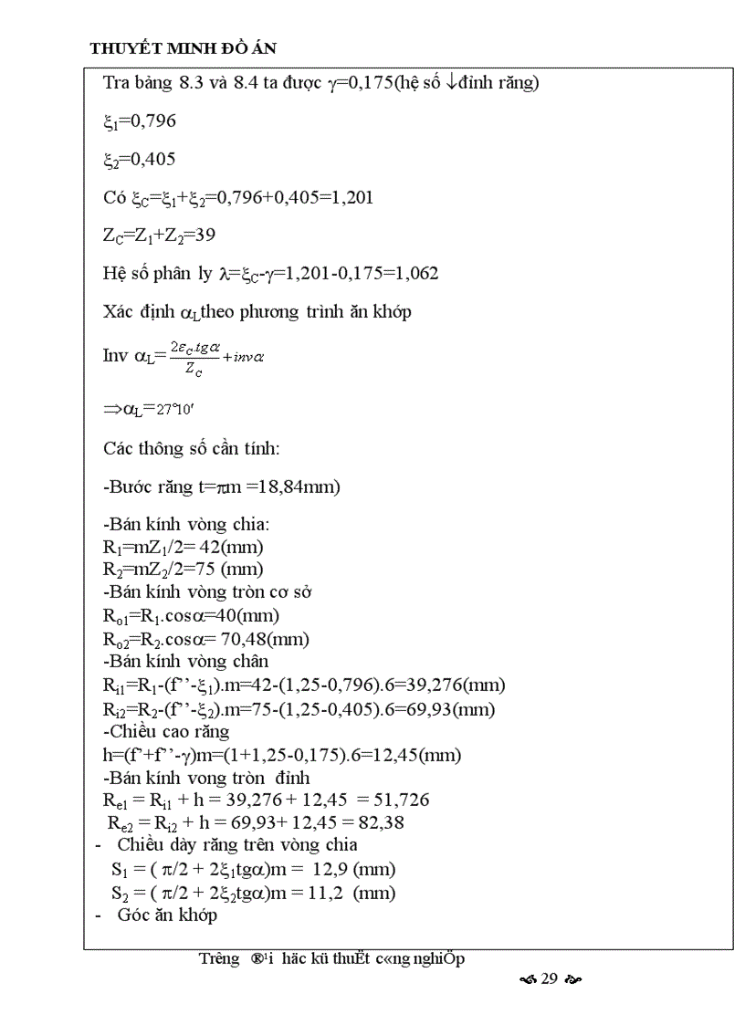 image for page Thuyết minh đồ án