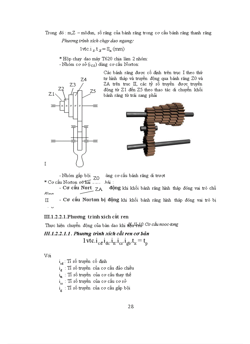 Phương trình xích chạy dao