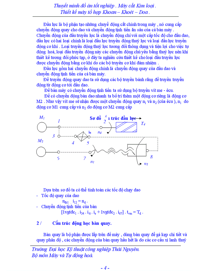 image for page Thiết kế máy tổ hợp Khoan Khoét Doa