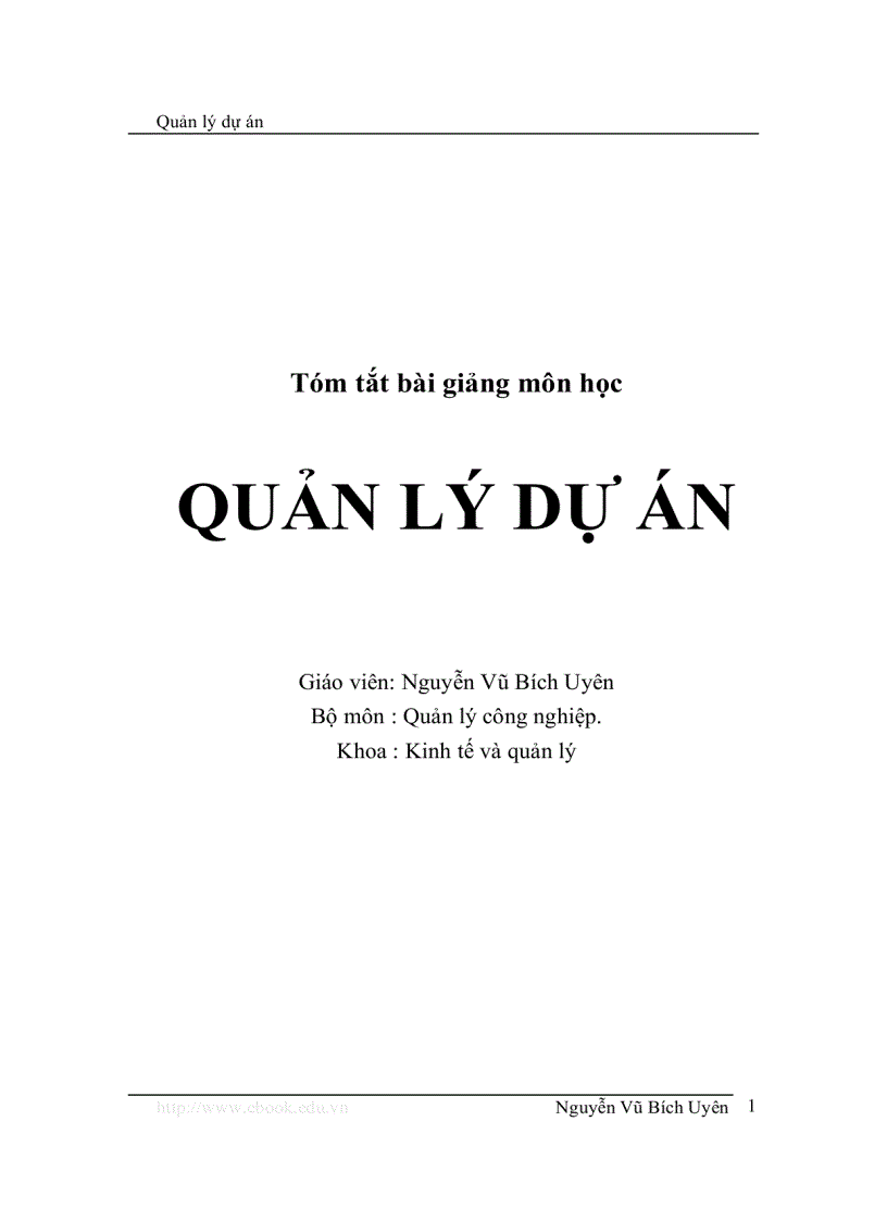image for page Quản lý dự án