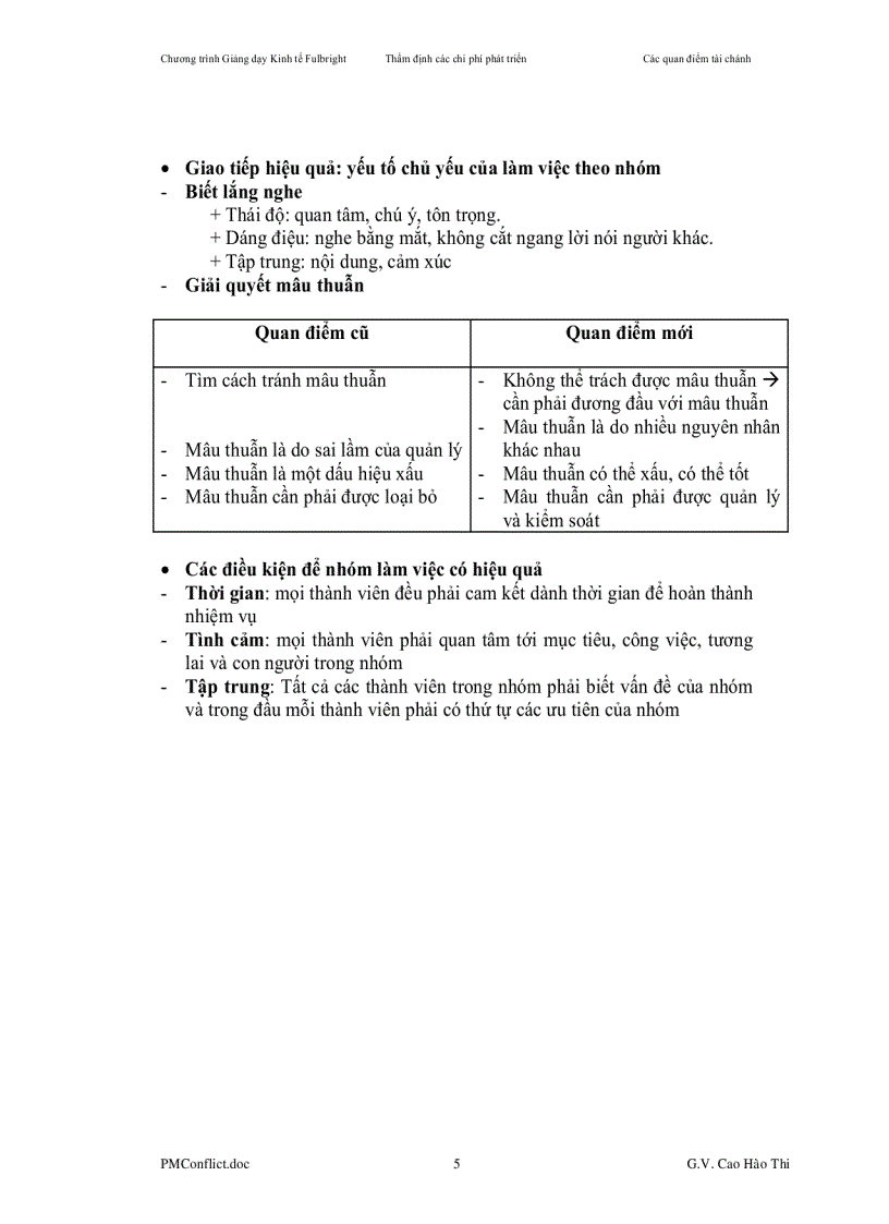 image for page Các vấn đề trong quản lý dự án