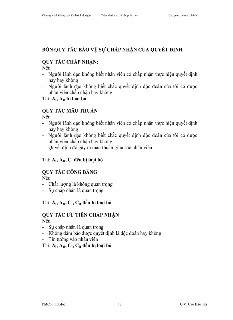 image for page Các vấn đề trong quản lý dự án