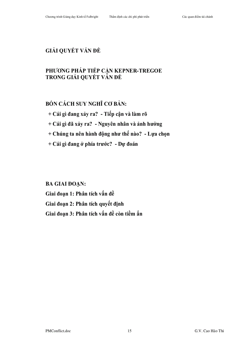 image for page Các vấn đề trong quản lý dự án