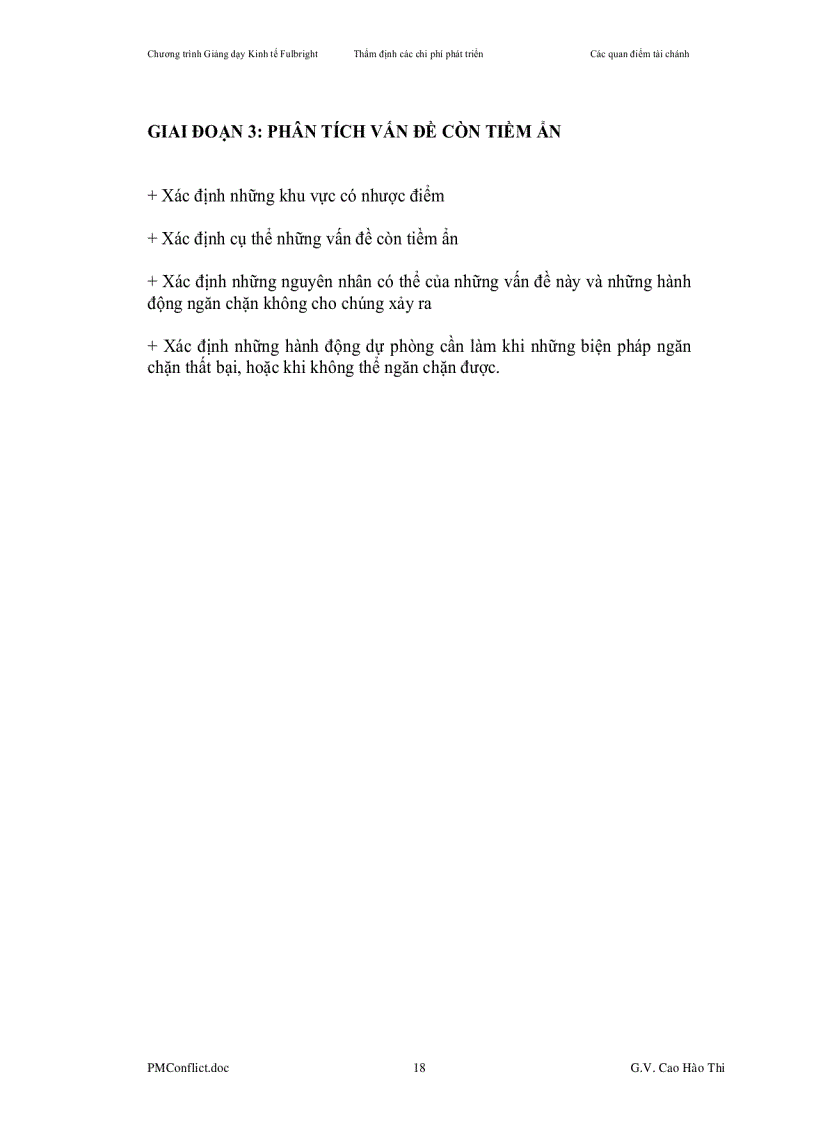 image for page Các vấn đề trong quản lý dự án