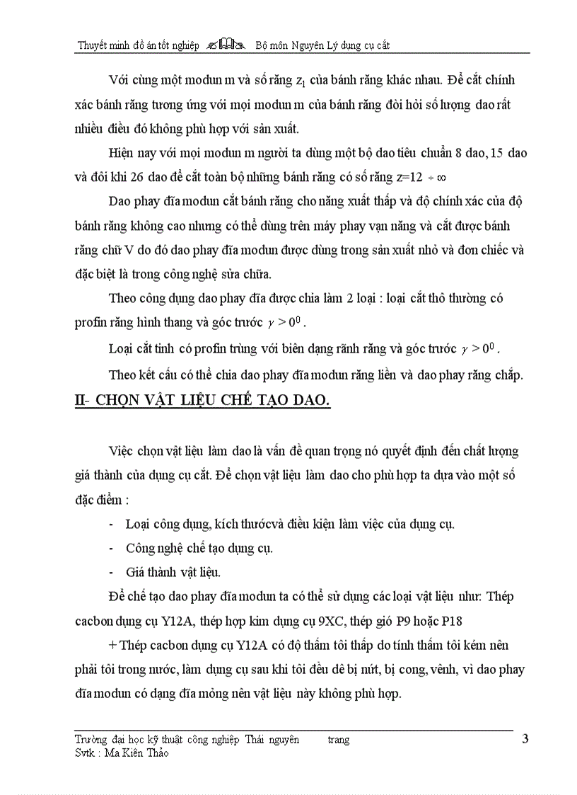 image for page Thiêt kế dao phay đĩa mô dun m 2 5 α 200 n06