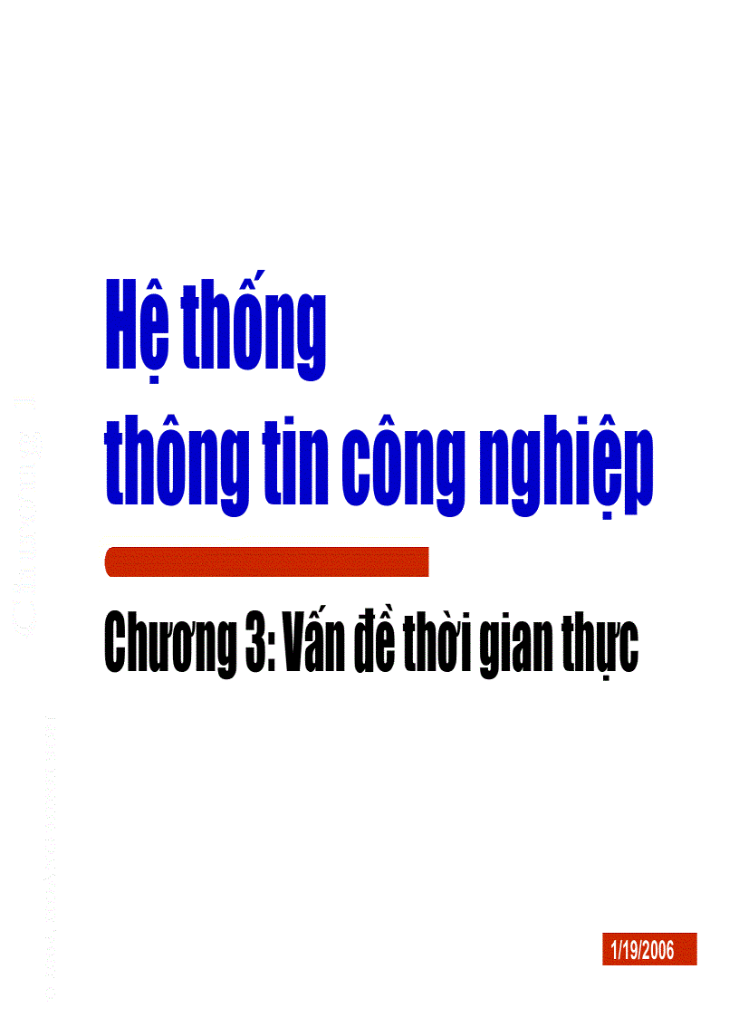 image for page Vấn ề thời gian thực
