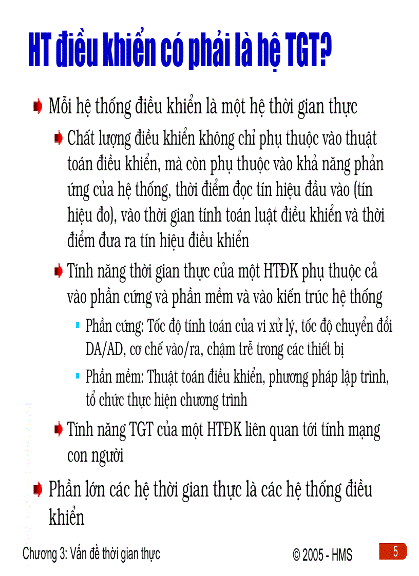 image for page Vấn ề thời gian thực