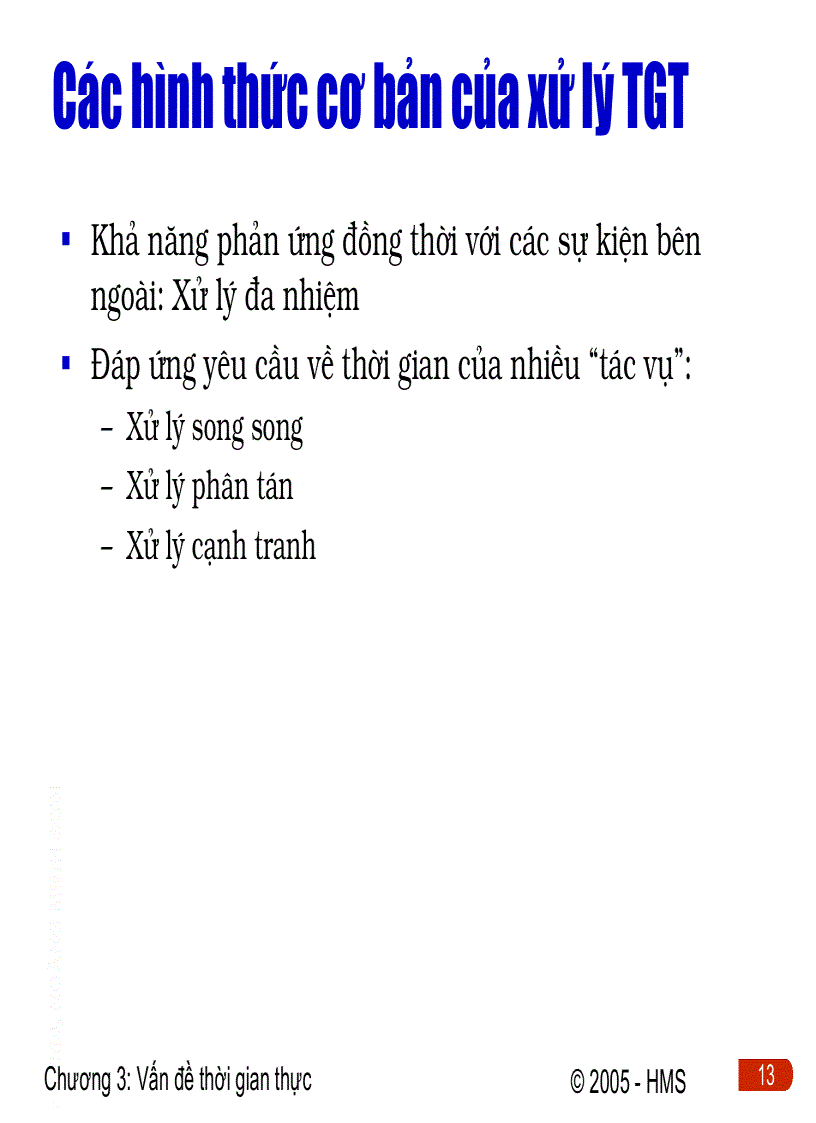image for page Vấn ề thời gian thực