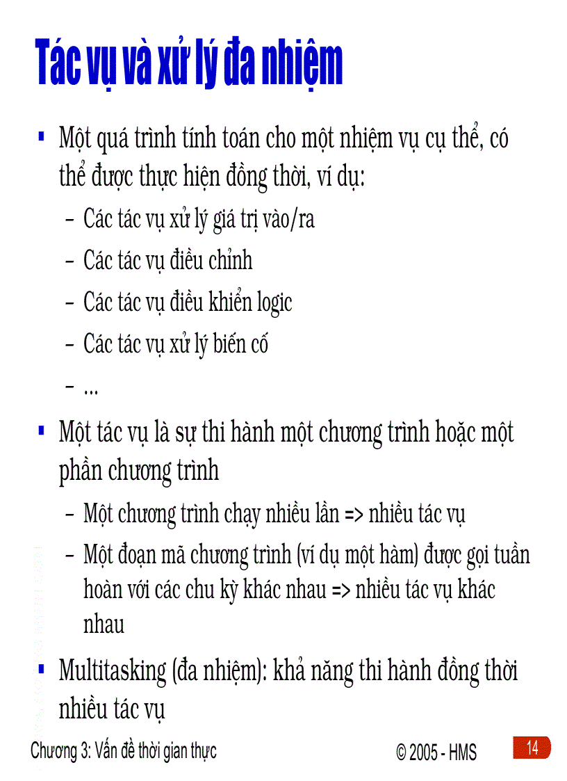 image for page Vấn ề thời gian thực