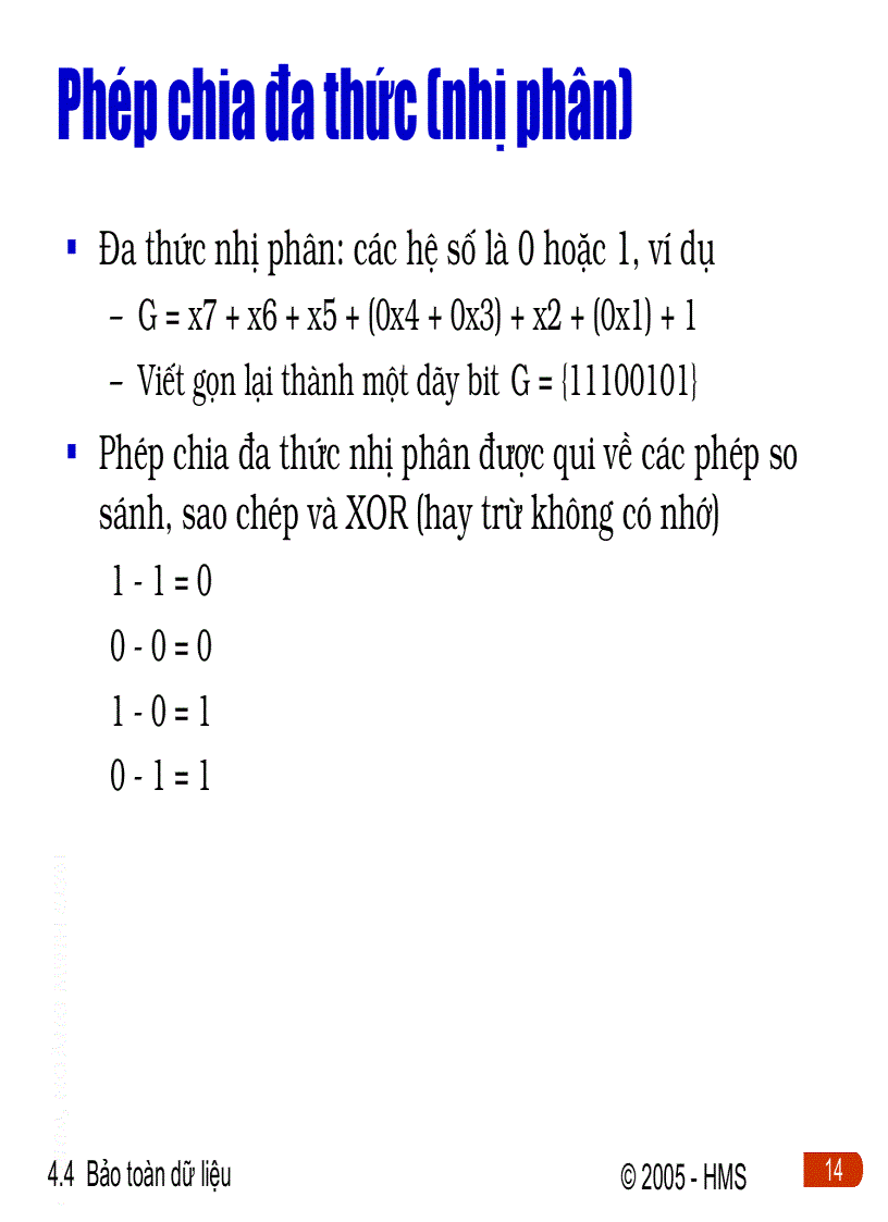 image for page Bảo toàn dữ liệu