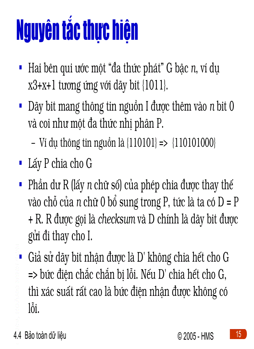 image for page Bảo toàn dữ liệu