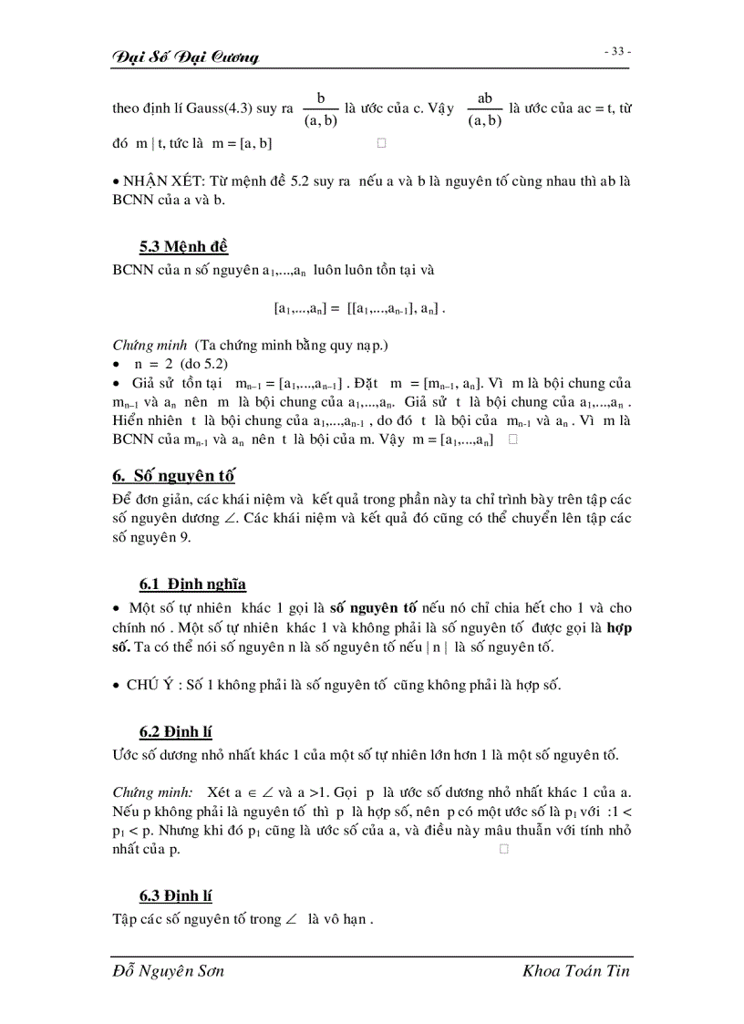 image for page Giáo trình đại số đại cương