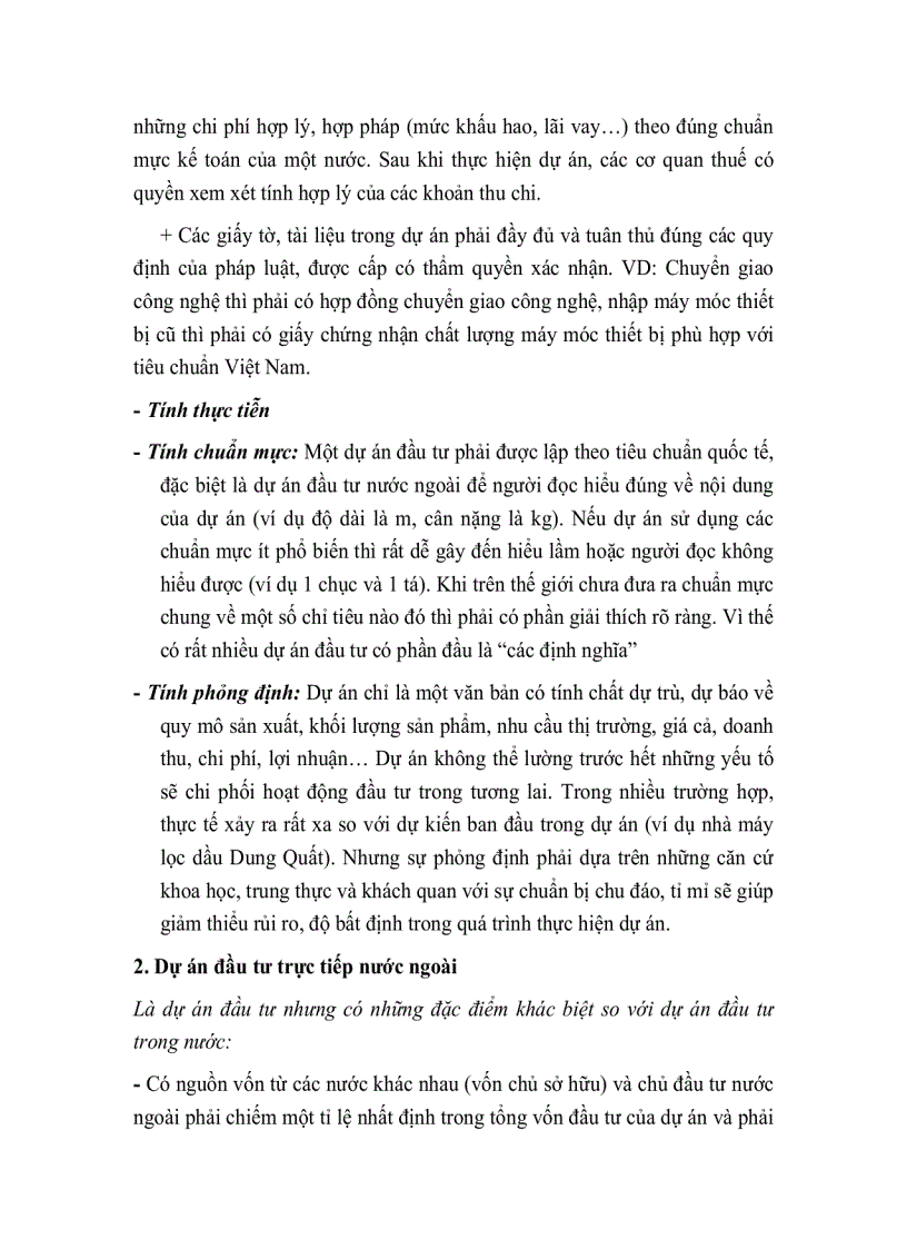 image for page Dự án đầu tư trực tiếp nước ngoài