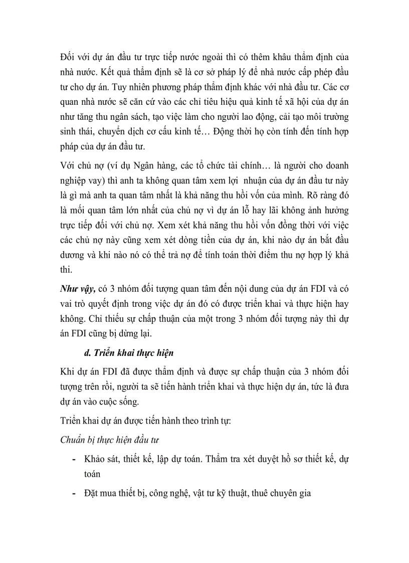 image for page Dự án đầu tư trực tiếp nước ngoài