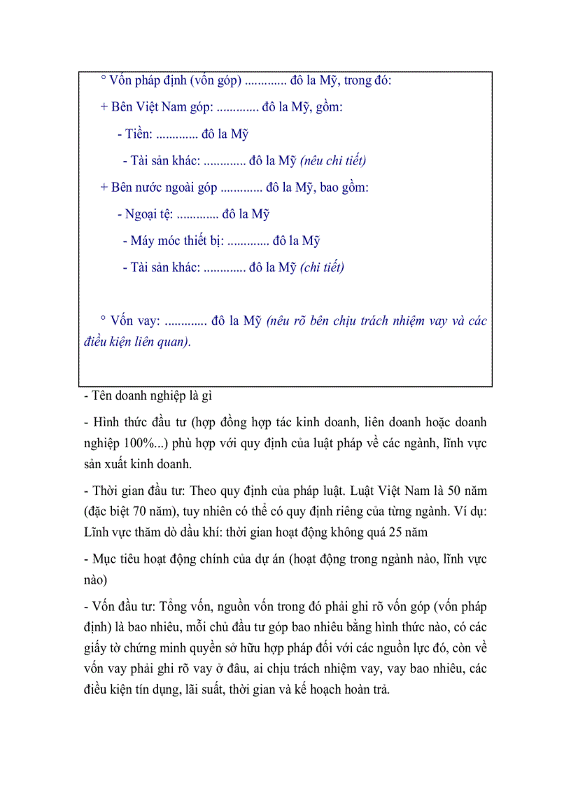 image for page Dự án đầu tư trực tiếp nước ngoài