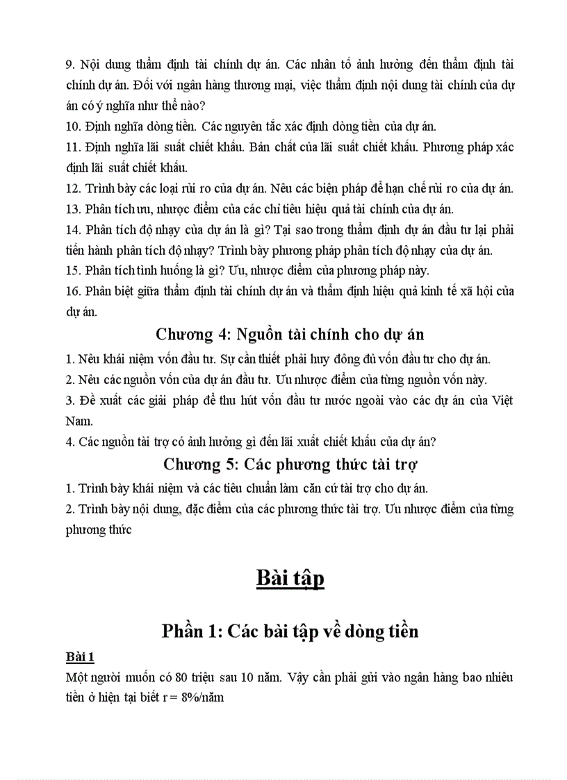 image for page Câu hỏi ôn tập môn đầu tư