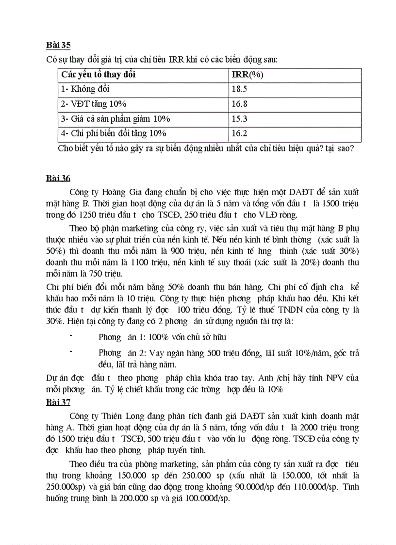 image for page Câu hỏi ôn tập môn đầu tư