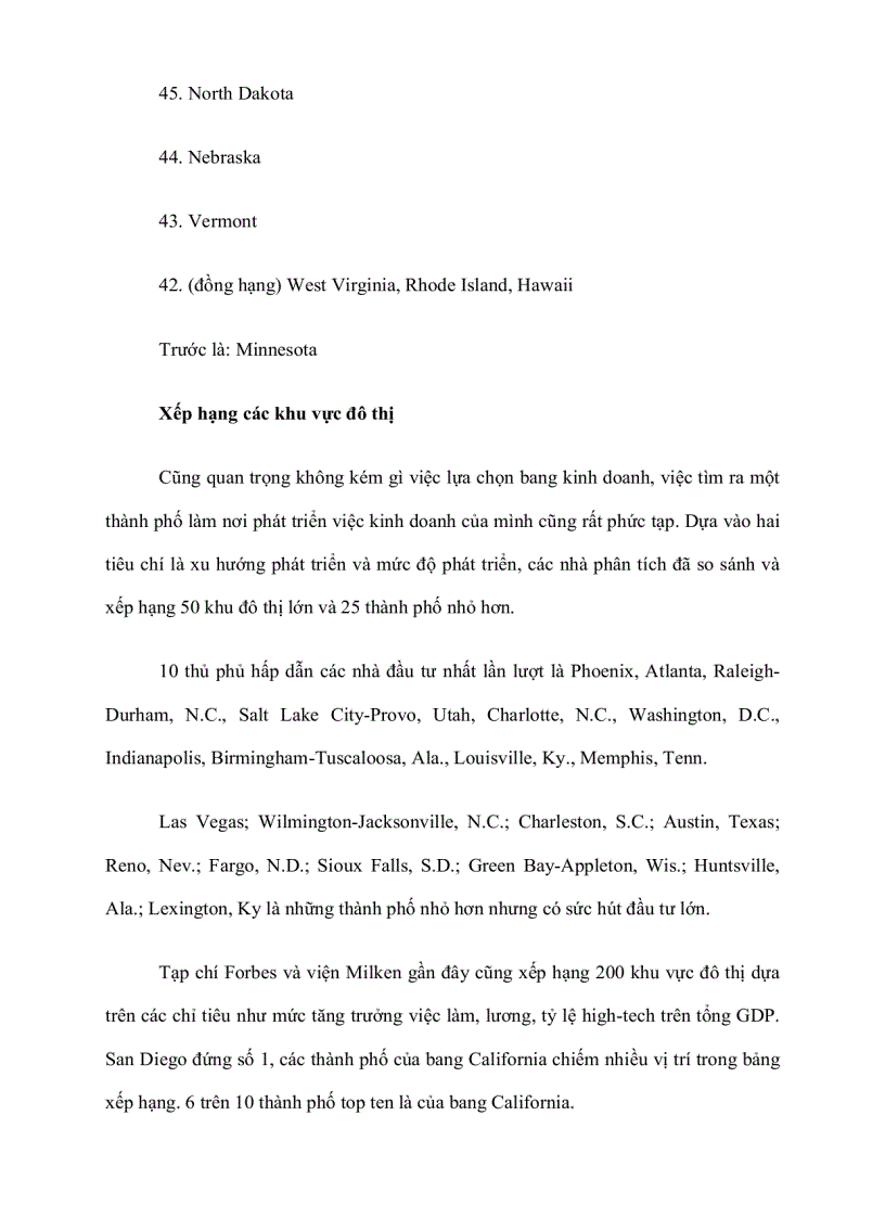 image for page Lựa chọn địa điểm kinh doanh tại Mỹ