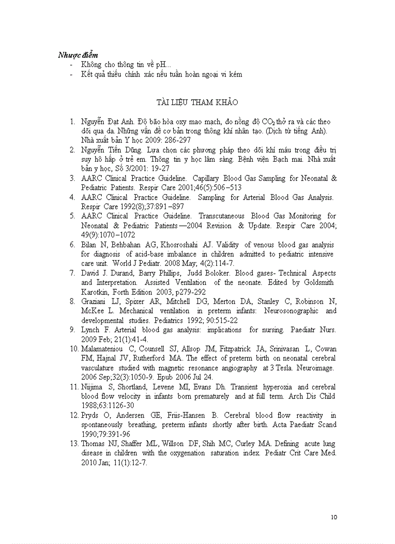 image for page Bài giảng LỰA CHỌN CÁC PHƯƠNG PHÁP THEO DÕI KHÍ MÁU