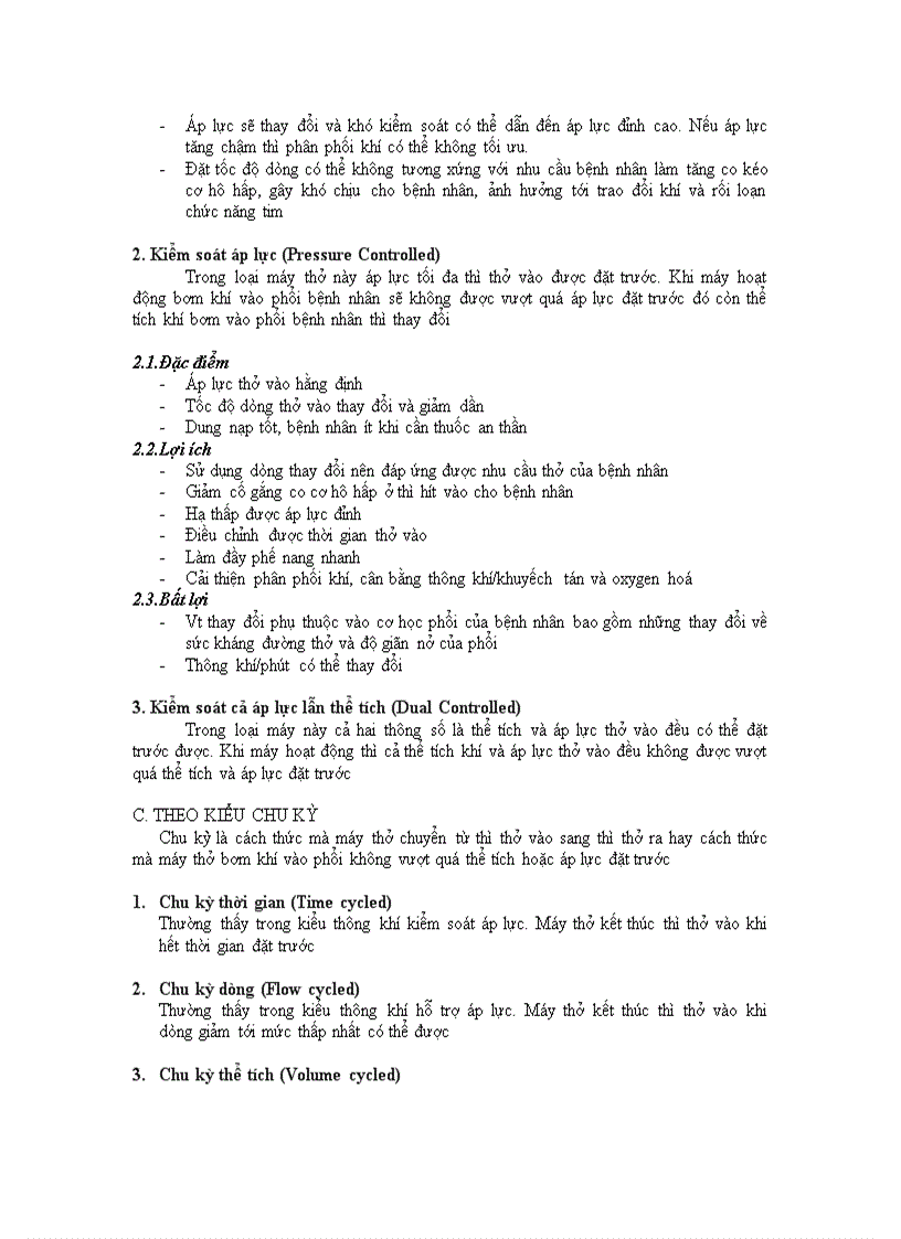 image for page Bài giảng PHÂN LOẠI MÁY THỞ