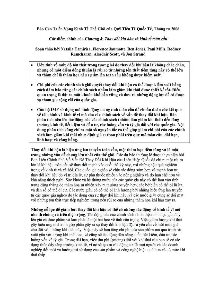 image for page Tóm tắt báo cáo về triển vọng kinh tế thế giới của quỹ tiền tệ quốc tế