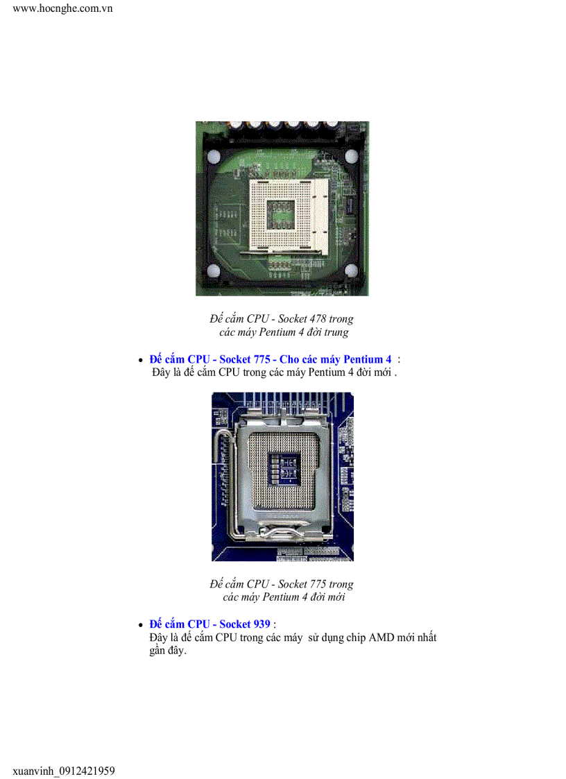 Chức năng của mainboard