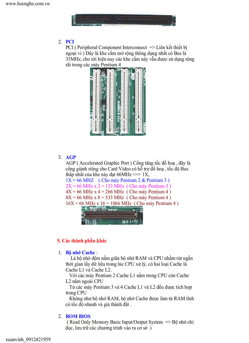 image for page Chức năng của mainboard
