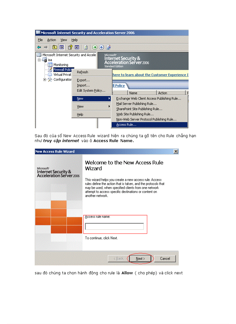 image for page Hướng dẫn cài đặt và sử dụng ISA 2006