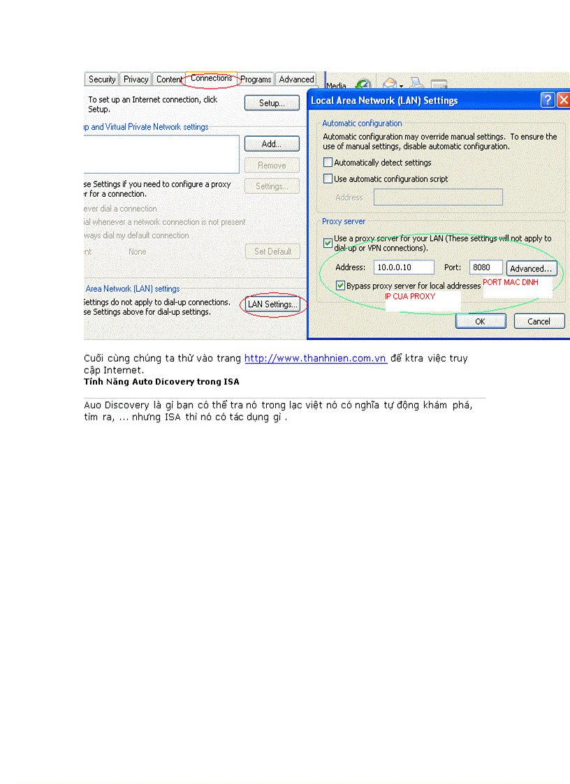 image for page Hướng dẫn cài đặt và sử dụng ISA 2006