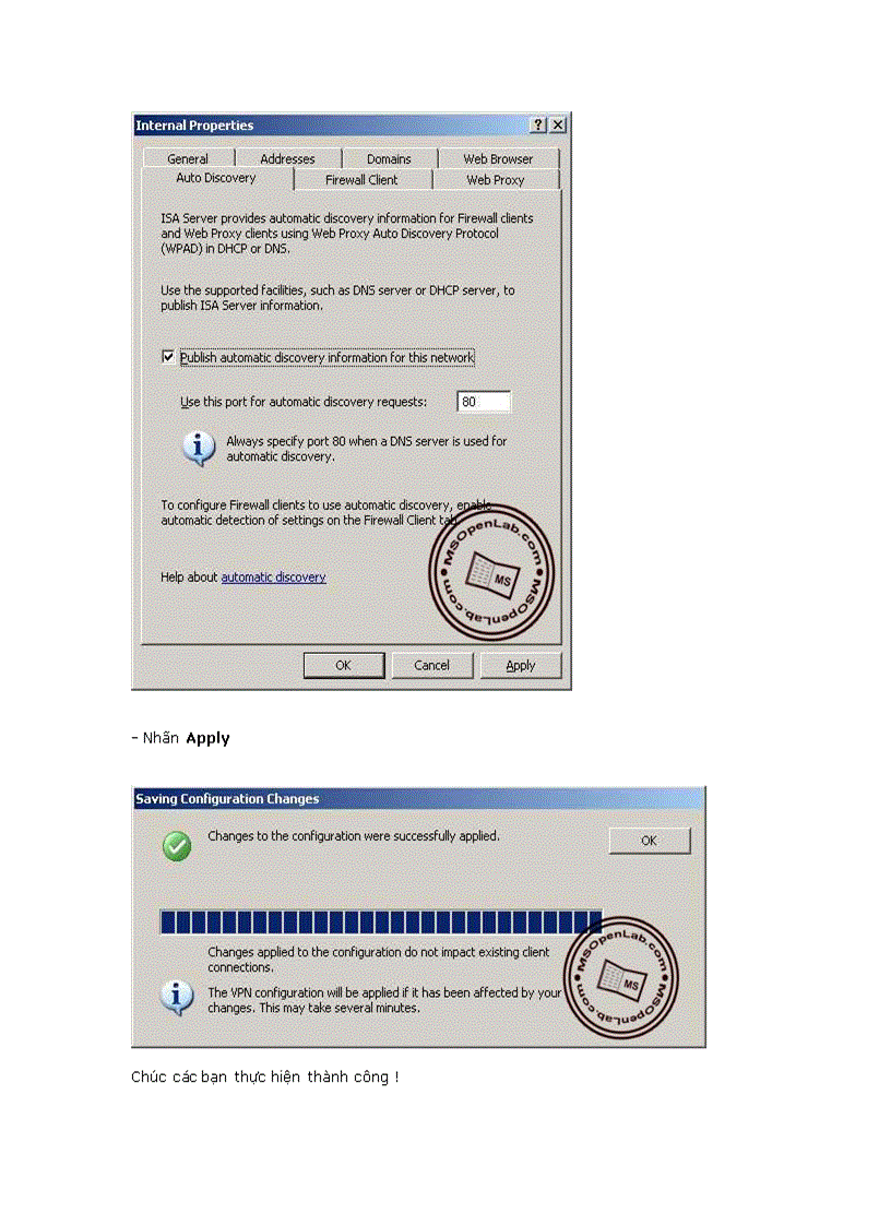 image for page Hướng dẫn cài đặt và sử dụng ISA 2006
