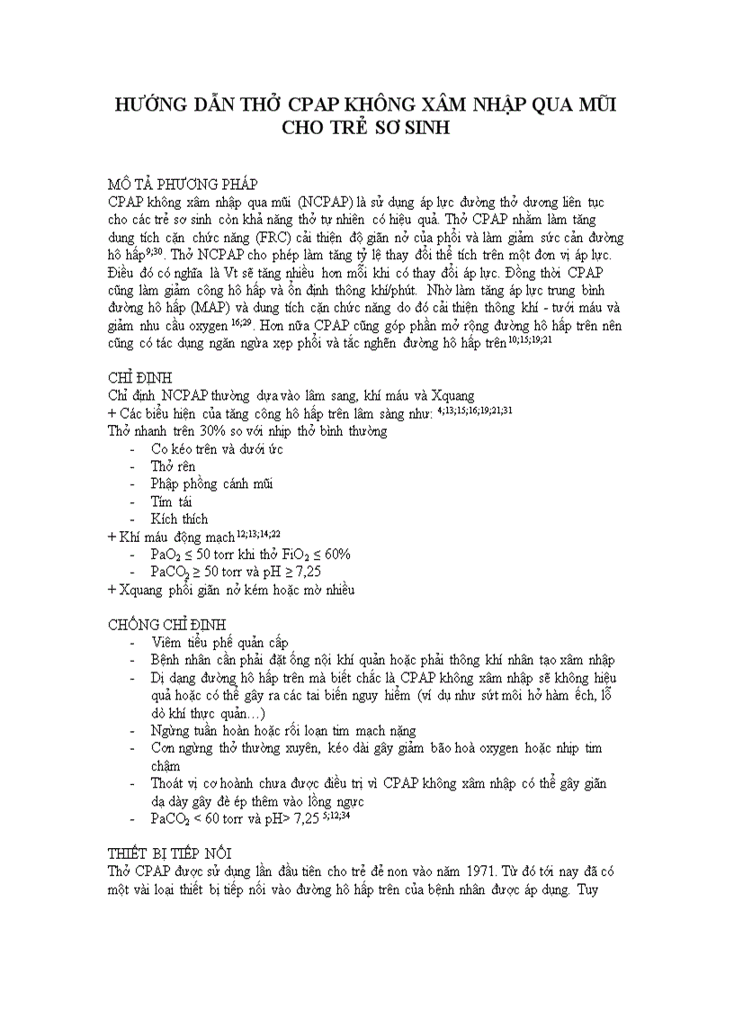 image for page Hướng dẫn thở cpap không xâm nhập qua mũi cho trẻ sơ sinh