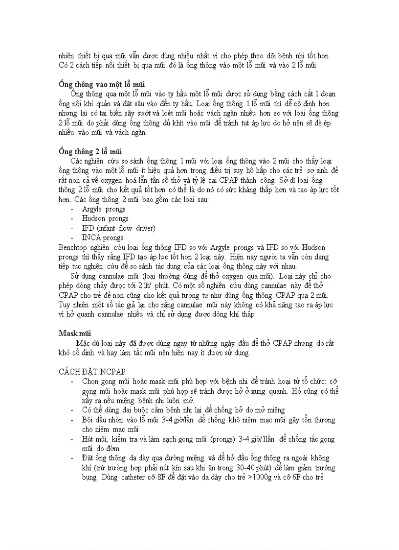 image for page Hướng dẫn thở cpap không xâm nhập qua mũi cho trẻ sơ sinh