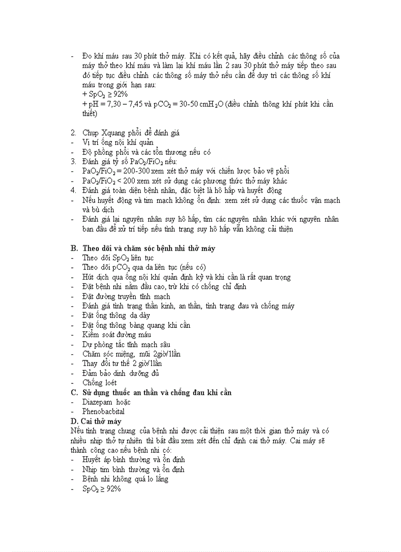 image for page Hướng dẫn thực hành thở máy cho trẻ nhỏ và trẻ lớn